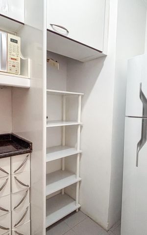 Apartamento para alugar com 58m², 1 quarto e 2 vagas