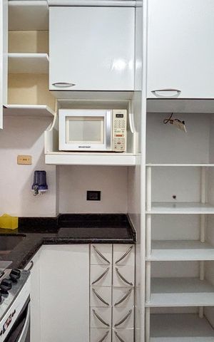 Apartamento para alugar com 58m², 1 quarto e 2 vagas