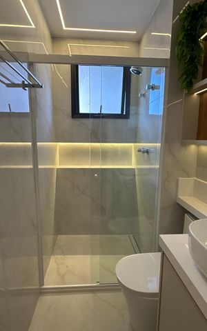 Apartamento à venda com 88m², 3 quartos e 2 vagas Apartamento à venda com 88m², 3 quartos e 2 vagasBanheiro da Suíte
