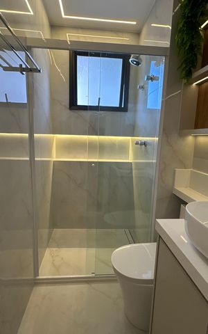 Apartamento à venda com 88m², 3 quartos e 2 vagas Apartamento à venda com 88m², 3 quartos e 2 vagasBanheiro da Suíte