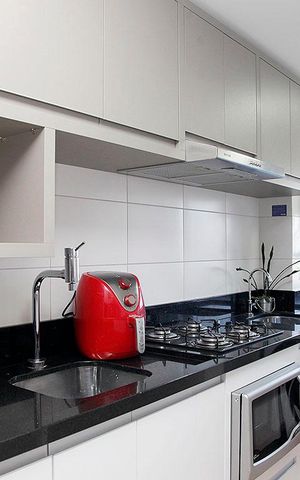 Apartamento à venda com 63m², 2 quartos e 2 vagasCozinha + Área de Serviço