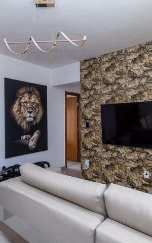 Apartamento à venda com 66m², 3 quartos e 3 vagas Apartamento à venda com 66m², 3 quartos e 3 vagasSala