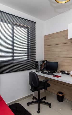 Apartamento à venda com 66m², 3 quartos e 3 vagas Apartamento à venda com 66m², 3 quartos e 3 vagasQuarto 2