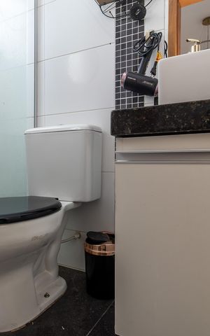 Apartamento à venda com 66m², 3 quartos e 3 vagas Apartamento à venda com 66m², 3 quartos e 3 vagasBanheiro da Suíte