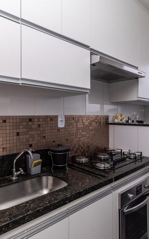 Apartamento à venda com 66m², 3 quartos e 3 vagas Apartamento à venda com 66m², 3 quartos e 3 vagasCozinha