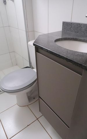 Apartamento para alugar com 58m², 2 quartos e 1 vagaBanheiro Social