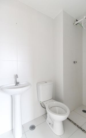 Apartamento à venda com 40m², 2 quartos e sem vaga Apartamento à venda com 40m², 2 quartos e sem vagaBanheiro