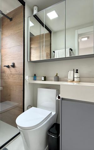 Apartamento à venda com 71m², 3 quartos e 1 vaga Apartamento à venda com 71m², 3 quartos e 1 vagaBanheiro Suíte