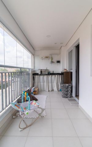 Apartamento para alugar com 63m², 2 quartos e 1 vagaVaranda