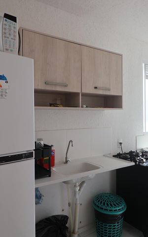 Apartamento para alugar com 44m², 2 quartos e 1 vagaCozinha e Área de Serviço