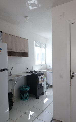 Apartamento para alugar com 44m², 2 quartos e 1 vagaCozinha e Área de Serviço