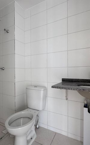 Apartamento para alugar com 52m², 2 quartos e 1 vaga Apartamento para alugar com 52m², 2 quartos e 1 vagaBanheiro Social