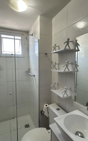 Apartamento para alugar com 45m², 2 quartos e 1 vagaBanheiro