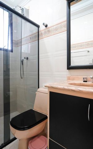Apartamento à venda com 158m², 3 quartos e 2 vagasBanheiro da suíte 3