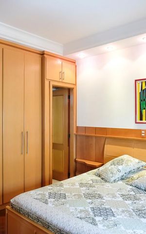 Apartamento à venda com 158m², 3 quartos e 2 vagasSuíte 1