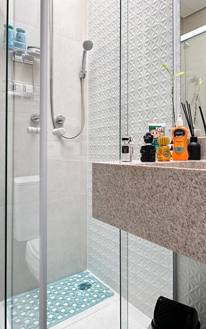 Apartamento à venda com 149m², 2 quartos e 2 vagas Apartamento à venda com 149m², 2 quartos e 2 vagasBanheiro da Suíte 1