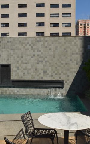 Studio para alugar com 25m², 1 quarto e sem vagaPiscina