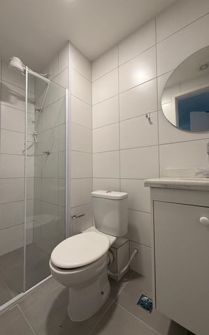Apartamento para alugar com 31m², 1 quarto e sem vaga Apartamento para alugar com 31m², 1 quarto e sem vagaBanheiro social