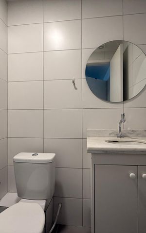 Apartamento para alugar com 31m², 1 quarto e sem vaga Apartamento para alugar com 31m², 1 quarto e sem vagaBanheiro social