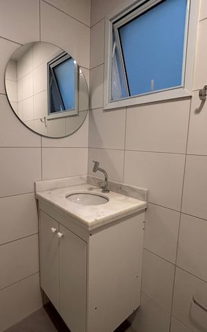 Apartamento para alugar com 45m², 1 quarto e sem vaga Apartamento para alugar com 45m², 1 quarto e sem vagaBanheiro social