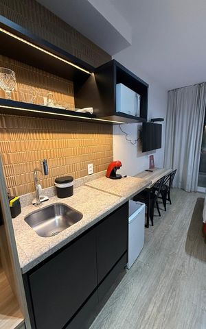 Apartamento para alugar com 23m², 1 quarto e sem vaga