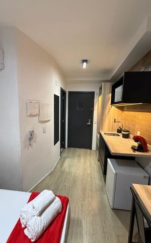 Apartamento para alugar com 23m², 1 quarto e sem vaga