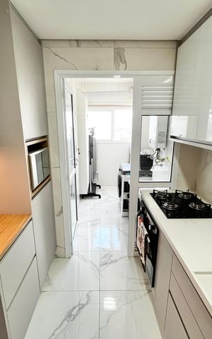 Apartamento à venda com 80m², 2 quartos e 2 vagas Apartamento à venda com 80m², 2 quartos e 2 vagasCozinha