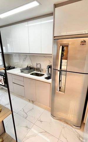 Apartamento à venda com 80m², 2 quartos e 2 vagas Apartamento à venda com 80m², 2 quartos e 2 vagasCozinha