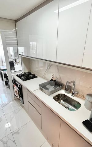 Apartamento à venda com 80m², 2 quartos e 2 vagas Apartamento à venda com 80m², 2 quartos e 2 vagasCozinha