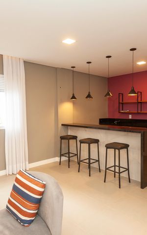 Apartamento para alugar com 36m², 2 quartos e sem vagaÁrea comum - Salão de festas