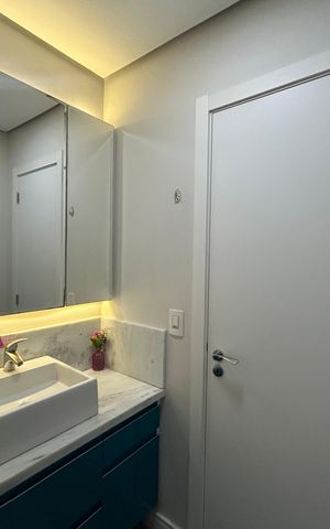 Apartamento para alugar com 110m², 3 quartos e 3 vagas Apartamento para alugar com 110m², 3 quartos e 3 vagasBanheiro