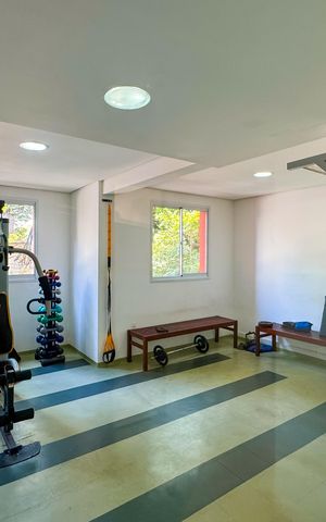 Apartamento à venda com 44m², 2 quartos e 1 vaga Apartamento à venda com 44m², 2 quartos e 1 vagaAcademia