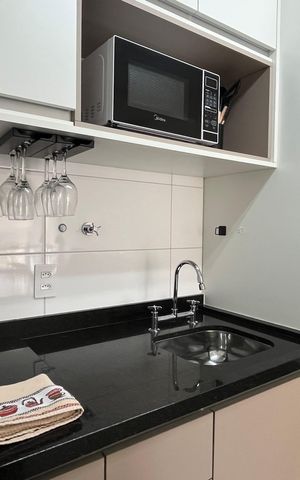 Apartamento para alugar com 38m², 1 quarto e 1 vaga
