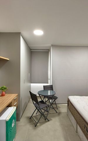 Studio para alugar com 28m², 0 quarto e sem vaga Studio para alugar com 28m², 0 quarto e sem vagaQuarto