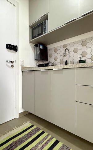 Studio para alugar com 28m², 0 quarto e sem vaga Studio para alugar com 28m², 0 quarto e sem vagaCozinha
