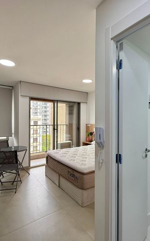 Studio para alugar com 28m², 0 quarto e sem vaga Studio para alugar com 28m², 0 quarto e sem vagaCozinha