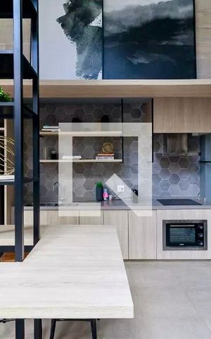Studio para alugar com 28m², 0 quarto e sem vaga Studio para alugar com 28m², 0 quarto e sem vagaSalão de Festas
