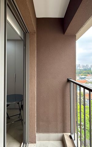 Studio para alugar com 28m², 0 quarto e sem vaga Studio para alugar com 28m², 0 quarto e sem vagaSacada