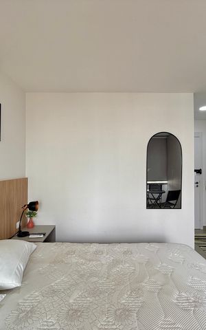Studio para alugar com 28m², 0 quarto e sem vaga Studio para alugar com 28m², 0 quarto e sem vagaQuarto