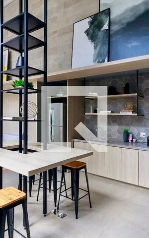 Studio para alugar com 28m², 0 quarto e sem vaga Studio para alugar com 28m², 0 quarto e sem vagaSalão de Festas