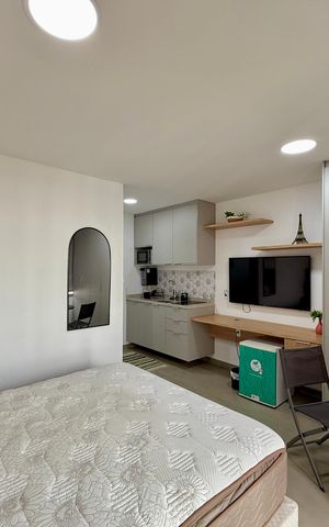 Studio para alugar com 28m², 0 quarto e sem vaga Studio para alugar com 28m², 0 quarto e sem vagaQuarto