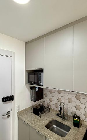 Studio para alugar com 28m², 0 quarto e sem vaga Studio para alugar com 28m², 0 quarto e sem vagaCozinha