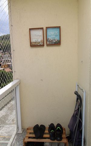 Apartamento à venda com 60m², 3 quartos e 1 vagaVaranda