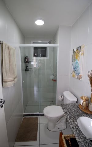 Apartamento à venda com 60m², 3 quartos e 1 vagaBanheiro Social