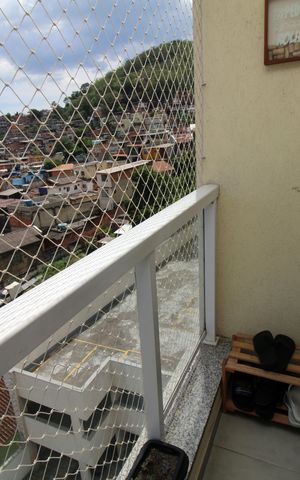 Apartamento à venda com 60m², 3 quartos e 1 vagaVaranda