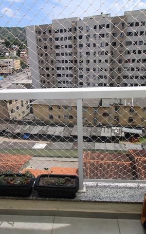 Apartamento à venda com 60m², 3 quartos e 1 vagaVaranda