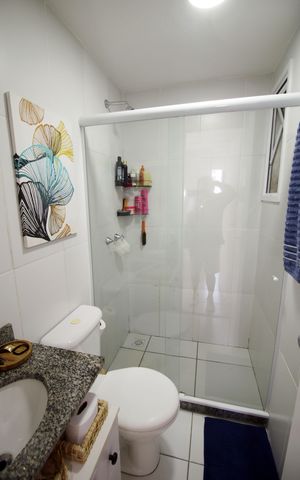 Apartamento à venda com 60m², 3 quartos e 1 vagaBanheiro da Suíte 1