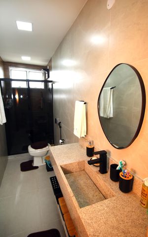 Apartamento à venda com 115m², 3 quartos e 2 vagasBanheiro Social