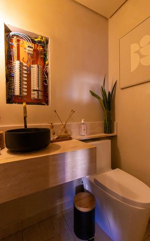 Casa de condomínio para alugar com 220m², 3 quartos e 2 vagasLavabo 2