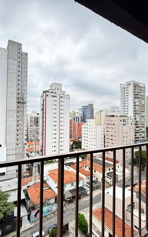 Studio para alugar com 26m², 1 quarto e sem vaga Studio para alugar com 26m², 1 quarto e sem vagaVaranda Studio
